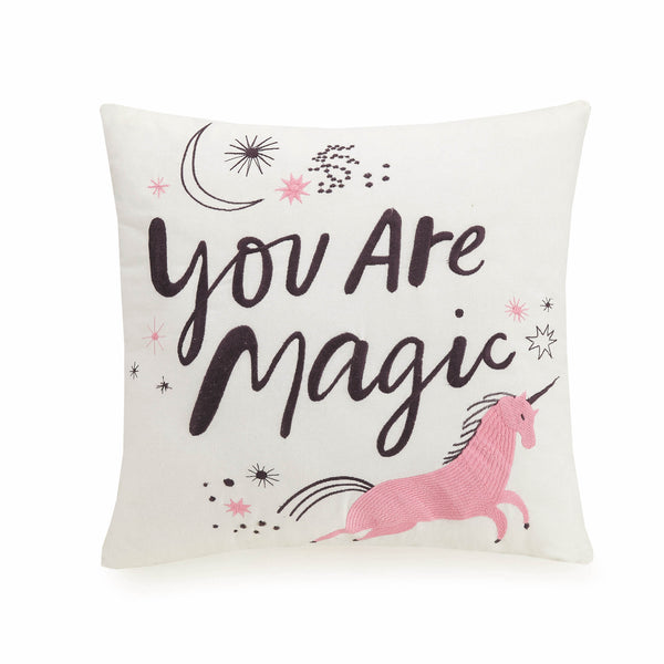 Magic Embroidered Throw Pillow