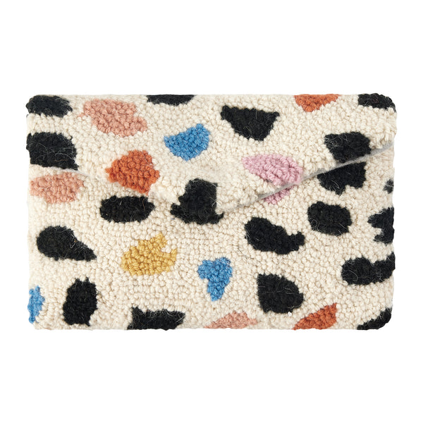 Circle Dots Hook Clutch