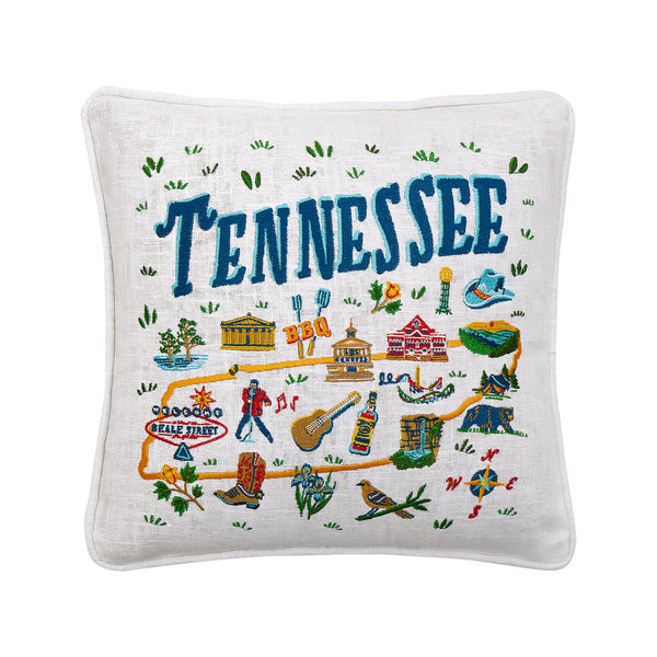 Tennessee Embroidered Pillow