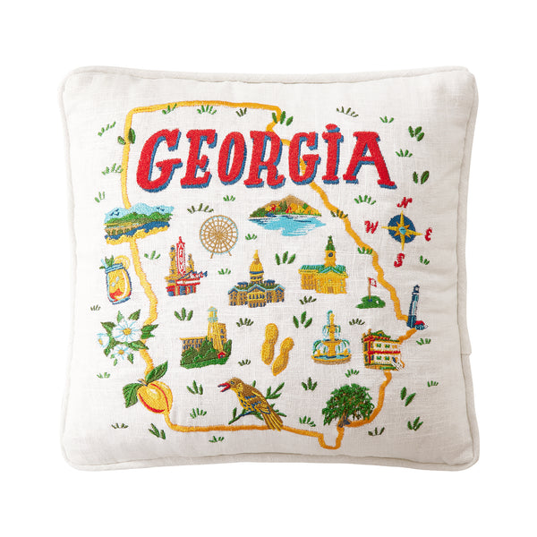 Georgia Embroidered Pillow