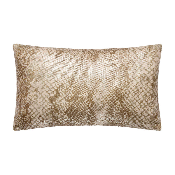 Snake Sequin Printed Pillow
