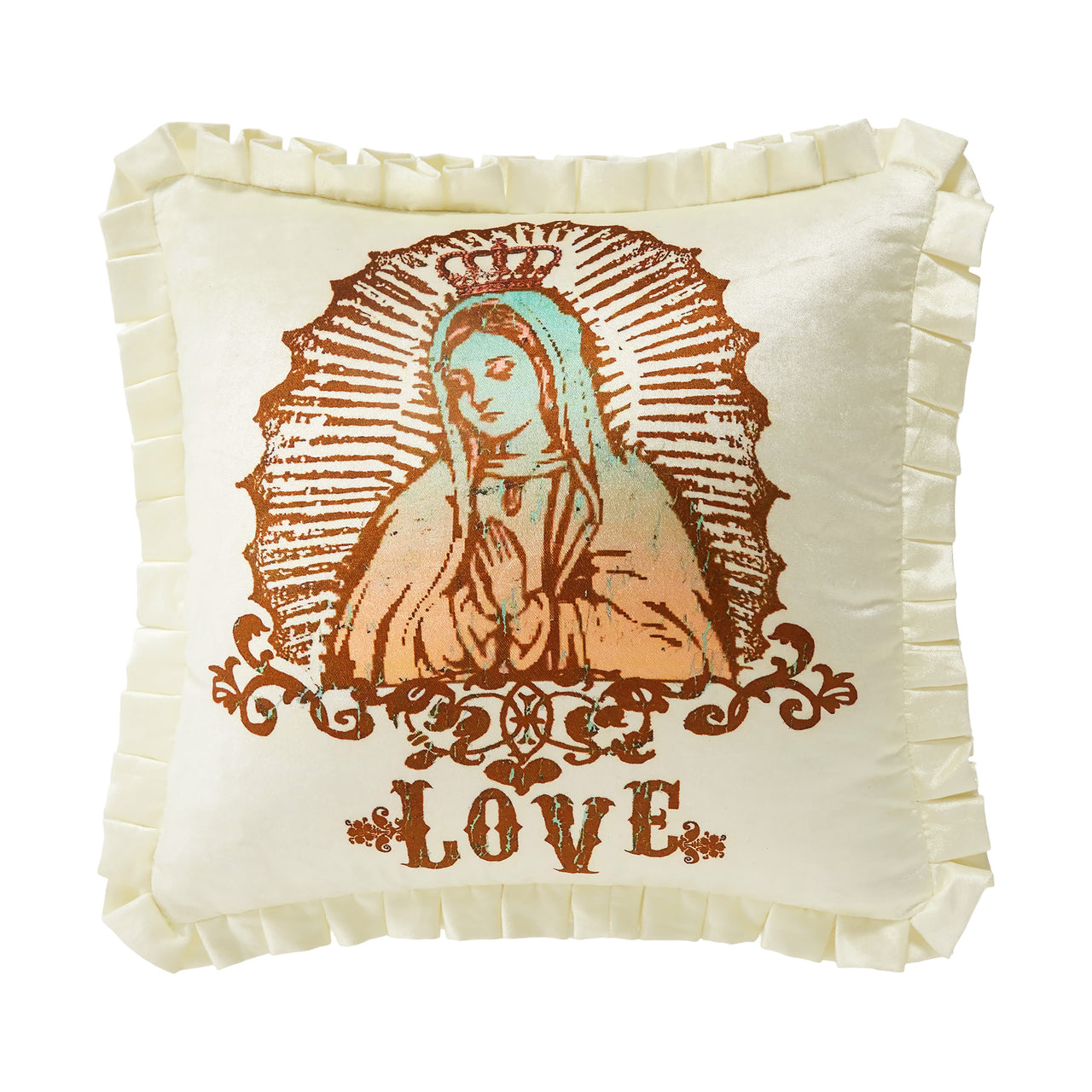 Love Printed Pillow Poly Filler