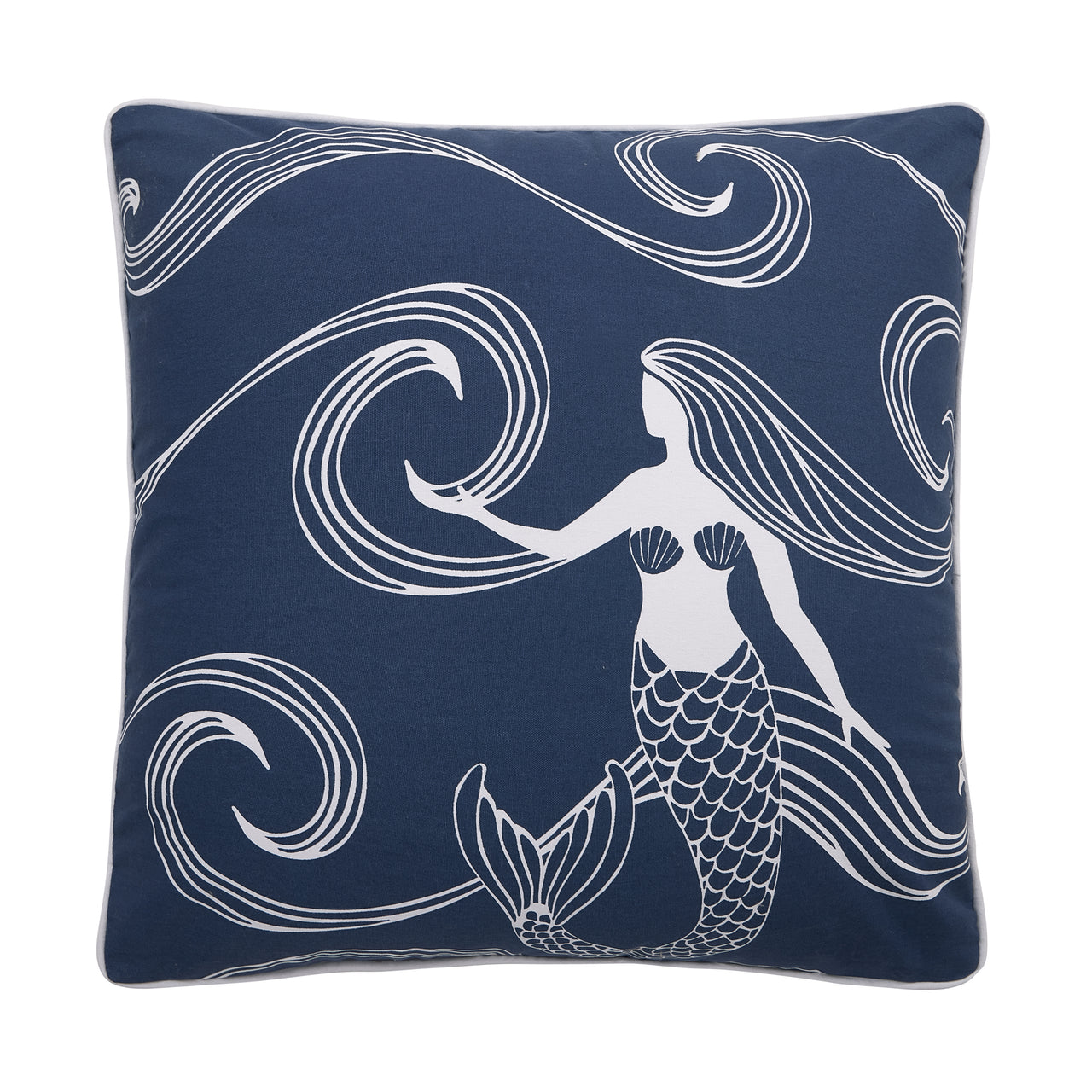 Mermaid Printed Pillow Poly Filler