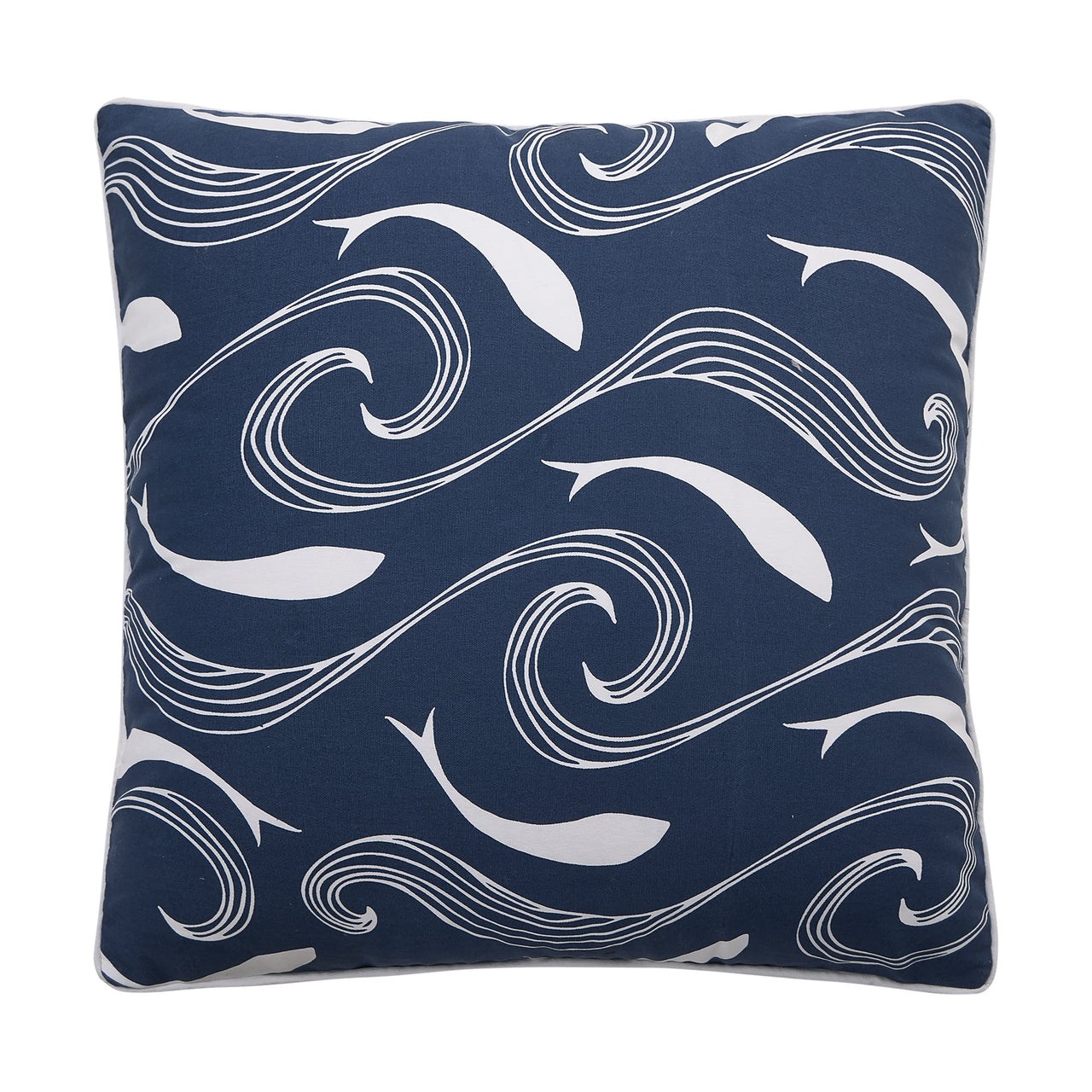 Wavesand Fish Printed Pillow Poly Filler