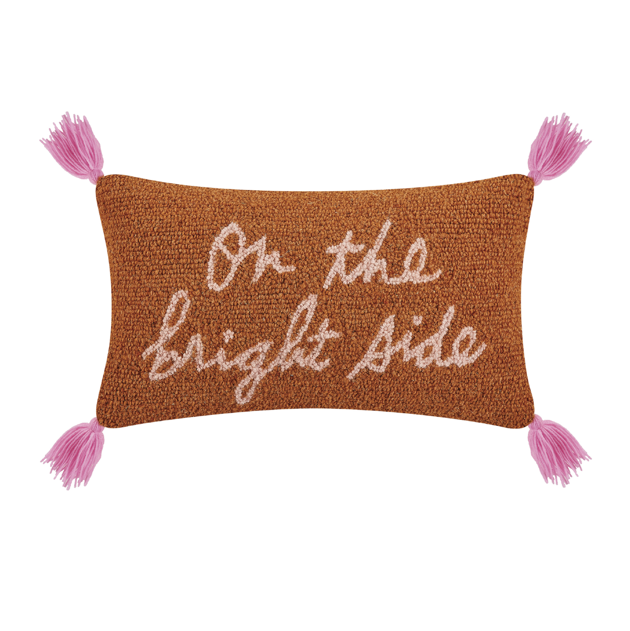 On The Bright Side W/Tassels Hook Pillow