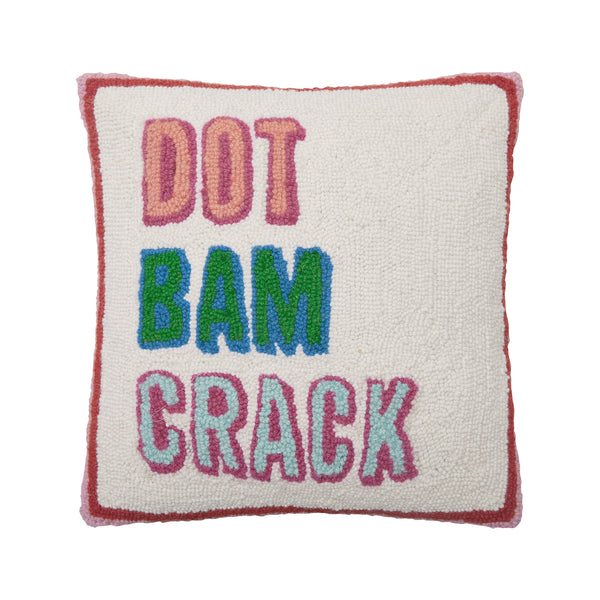 Dot Bam Crack Hook Pillow