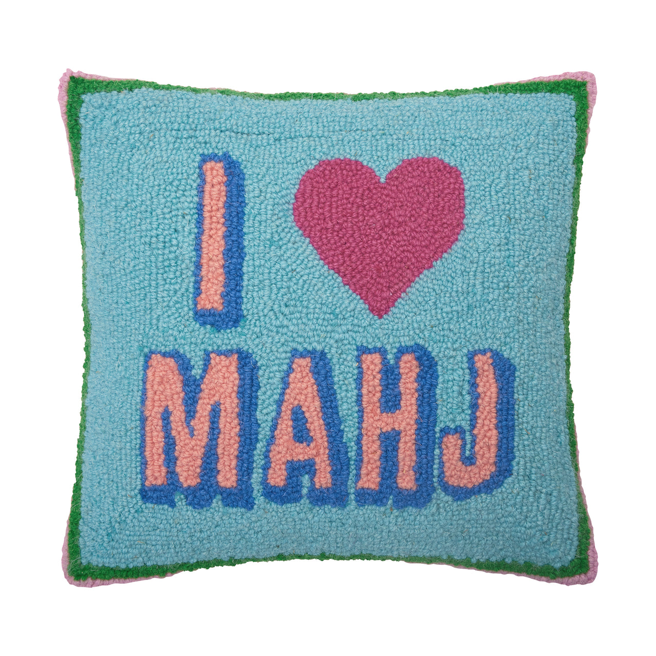 I Love Mahj Hook Pillow