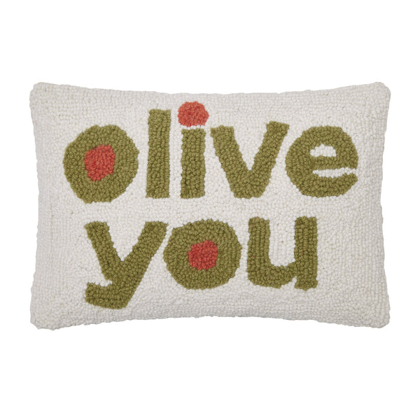 Olive You Hook Pillow Poly Filler