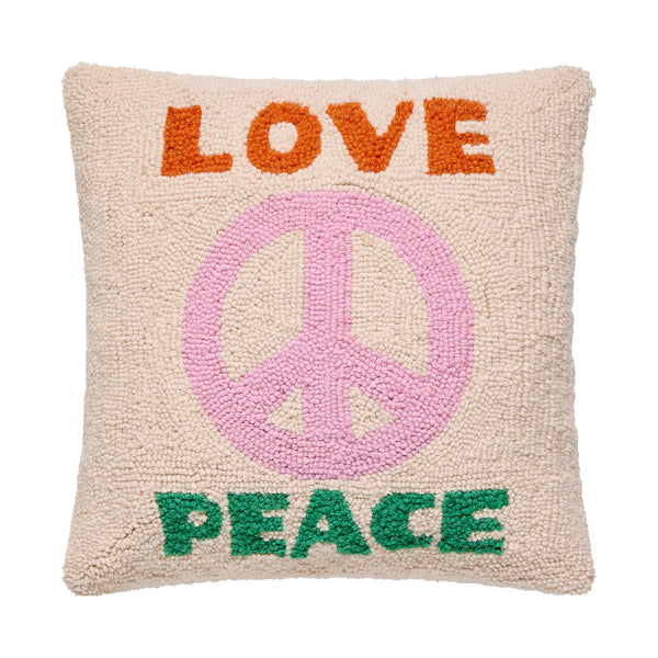 Love And Peace Hook Pillow Poly Filler