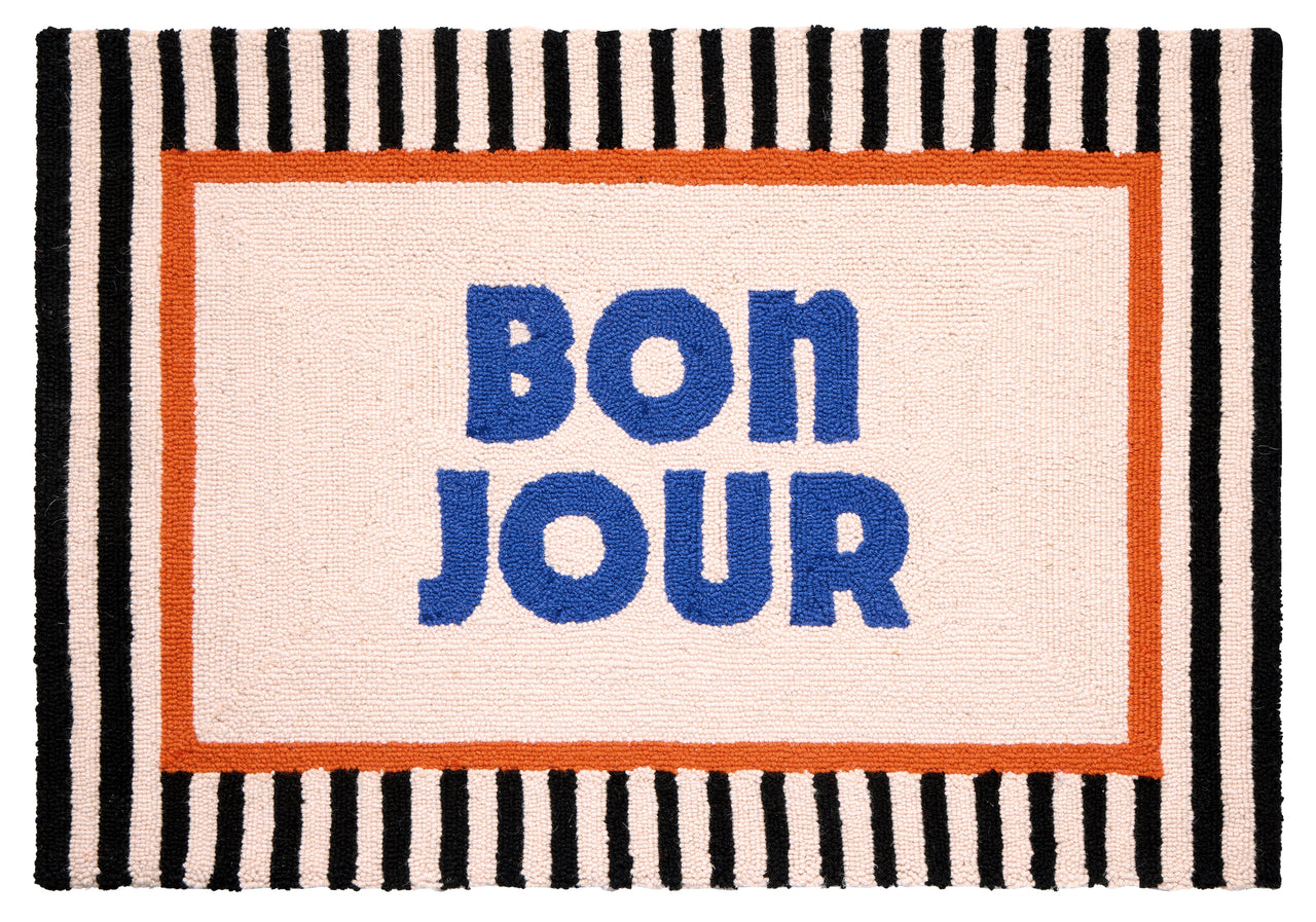 Bonjour Hook Rug
