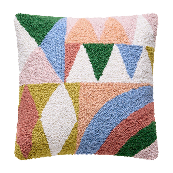 Rainbow Collage Hook Pillow Poly Filler