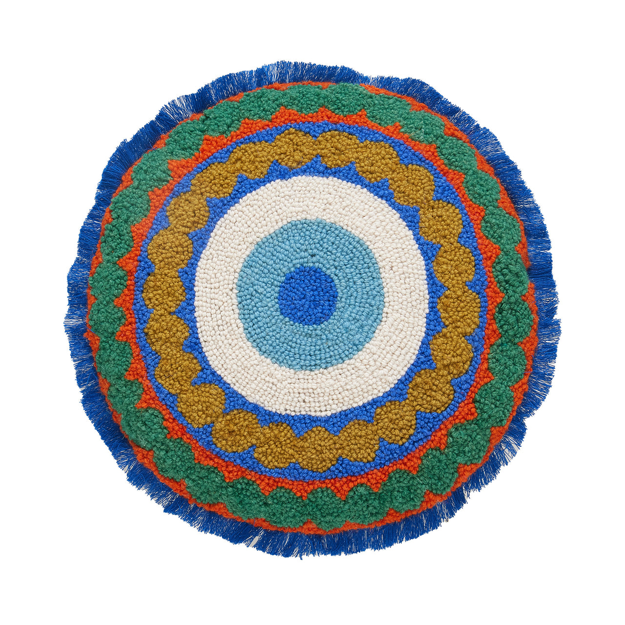 Round Eye w/Fringe Hook Pillow Poly Filler
