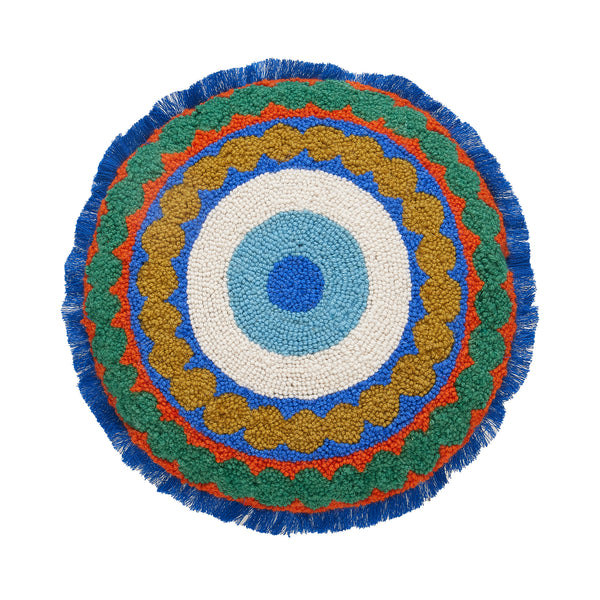 Round Eye w/Fringe Hook Pillow Poly Filler