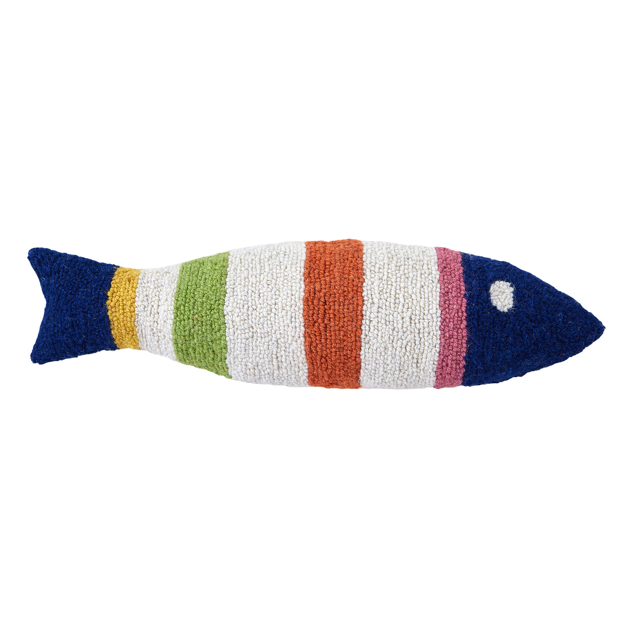 Shaped Picket Fish Hook Pillow Blown In Filled