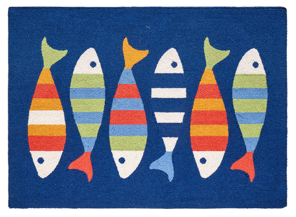 Picket Fish Hook Rug