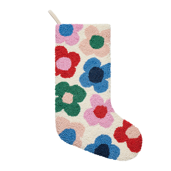 Floral Toss Hook Stocking