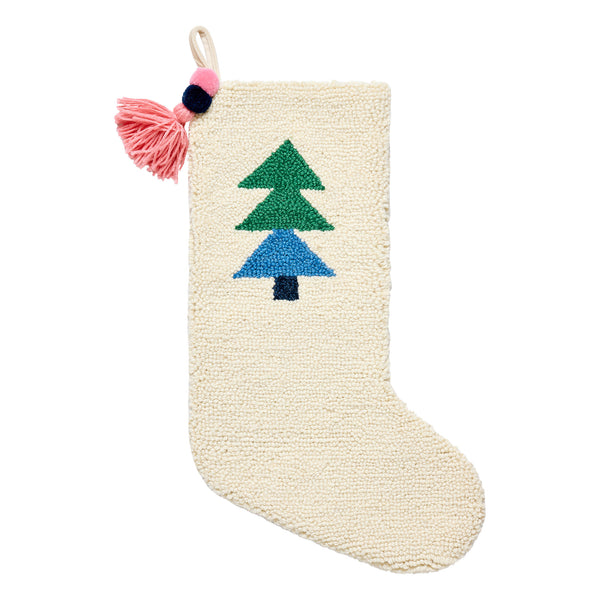 Tree w/Tassel Hook Stocking
