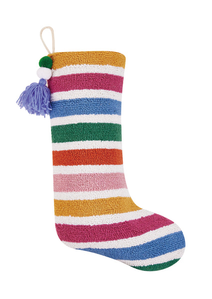 Rainbow w/ Pom Pom Tassel Stocking