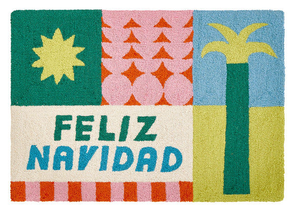 Feliz Navidad Hook Rug