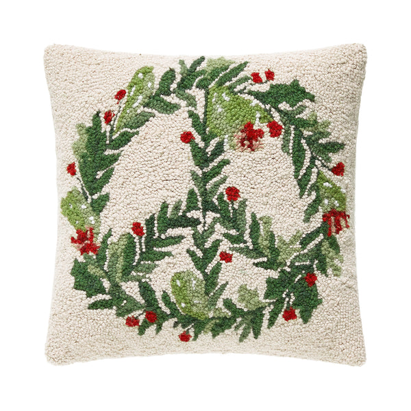Wreath Hook Pillow Poly Filled