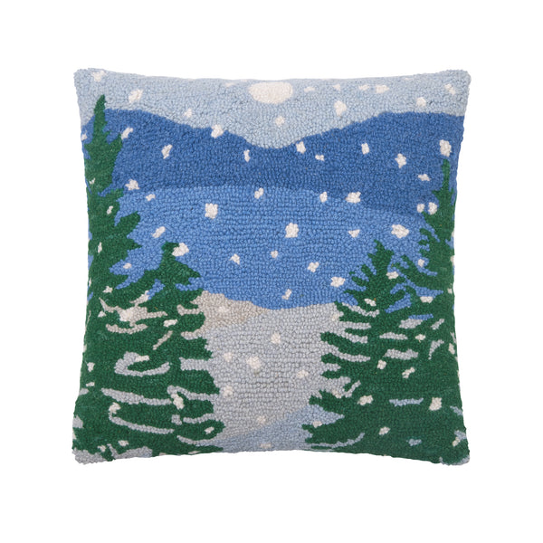 Lakeview Holiday Hook Pillow