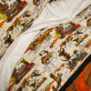 Camp Wandawega Sportsmen quilt set quilt on bed by Camp Wandawega