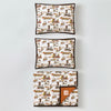 Camp Wandawega Sportsmen quilt set quilting detail closeup by Camp Wandawega