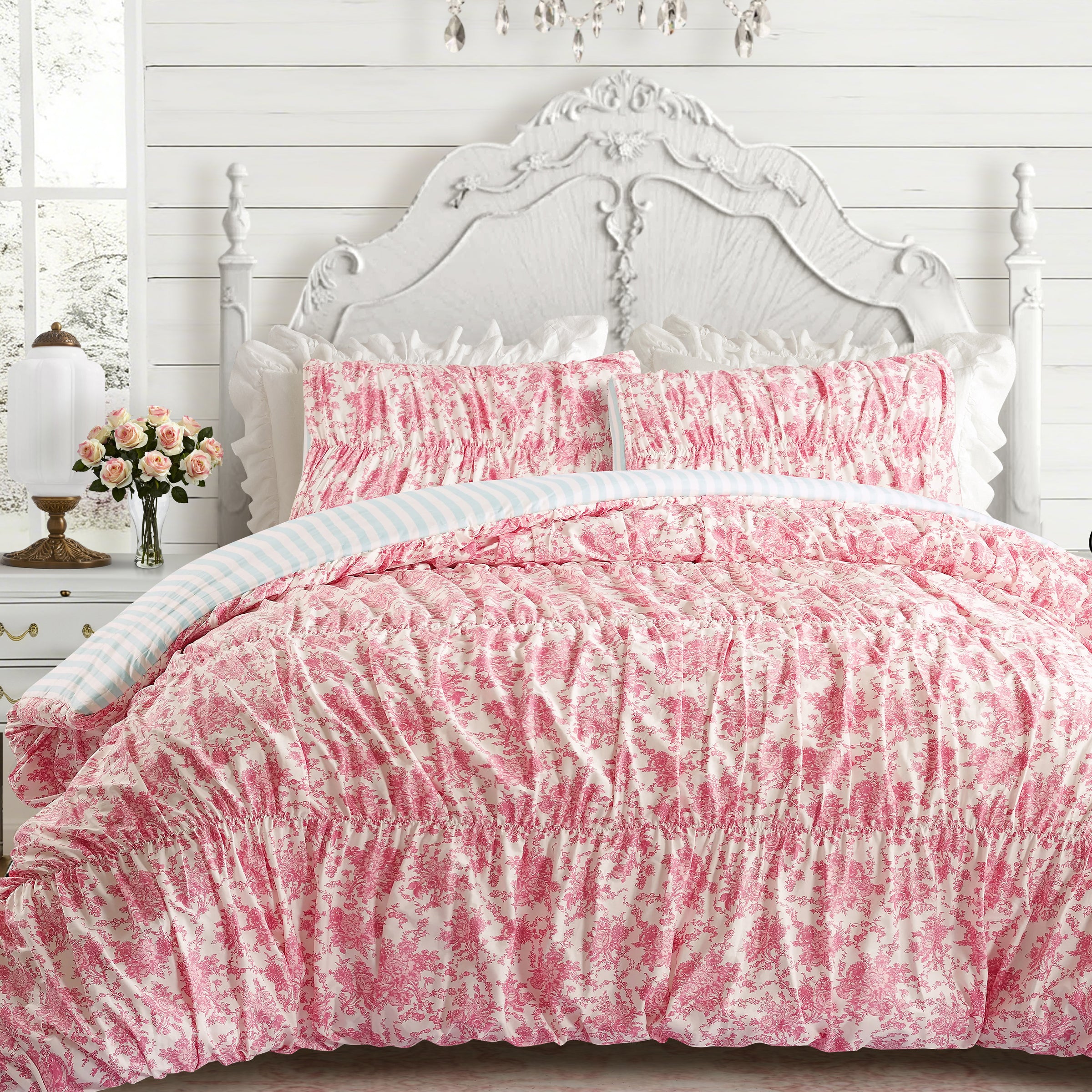 Junk Gypsy Fancy Toile Comforter Set | Western Boho Bedding
