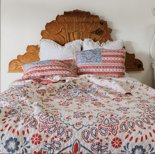 Junk Gypsy Boho Americana Quilt Set