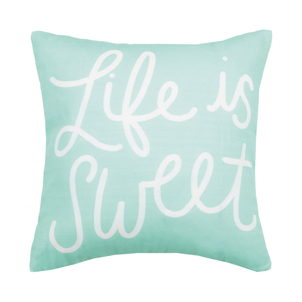 Life Is Sweet Printed Pillow
