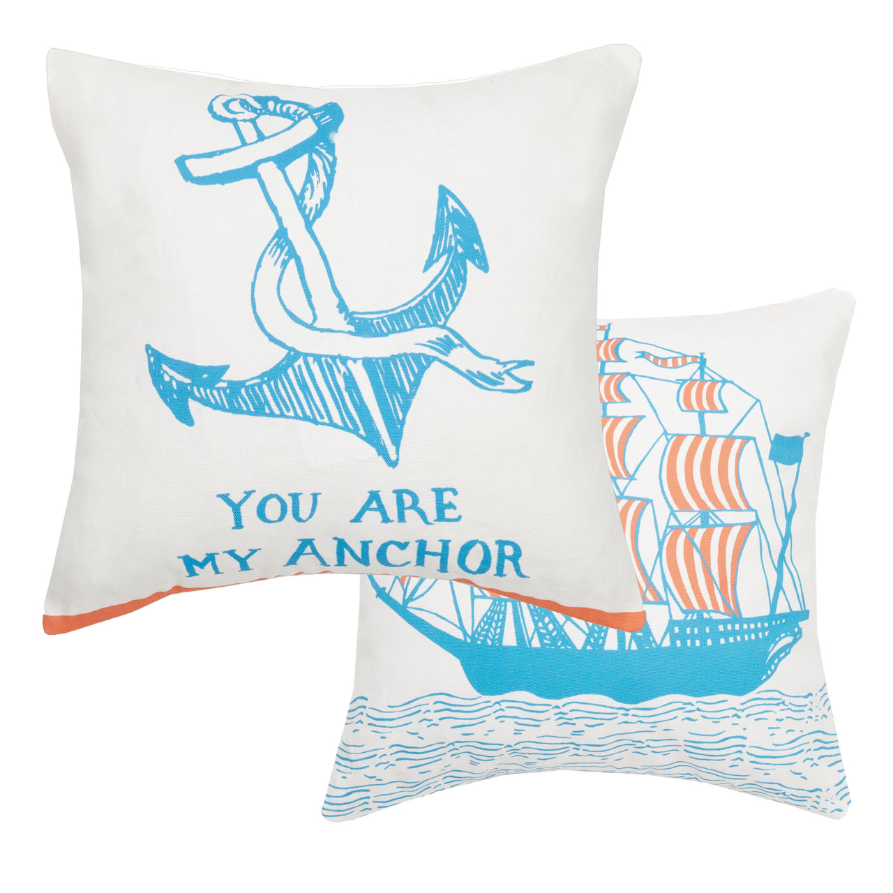You Are My Anchor Printed Pillow