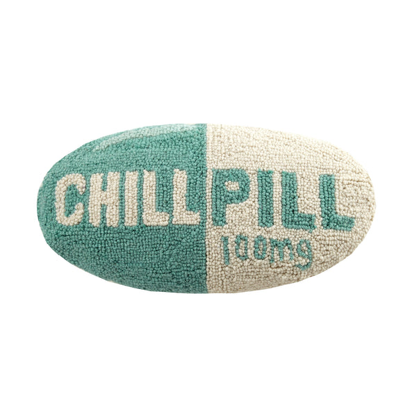 Chill Pill Blue Hook Pillow