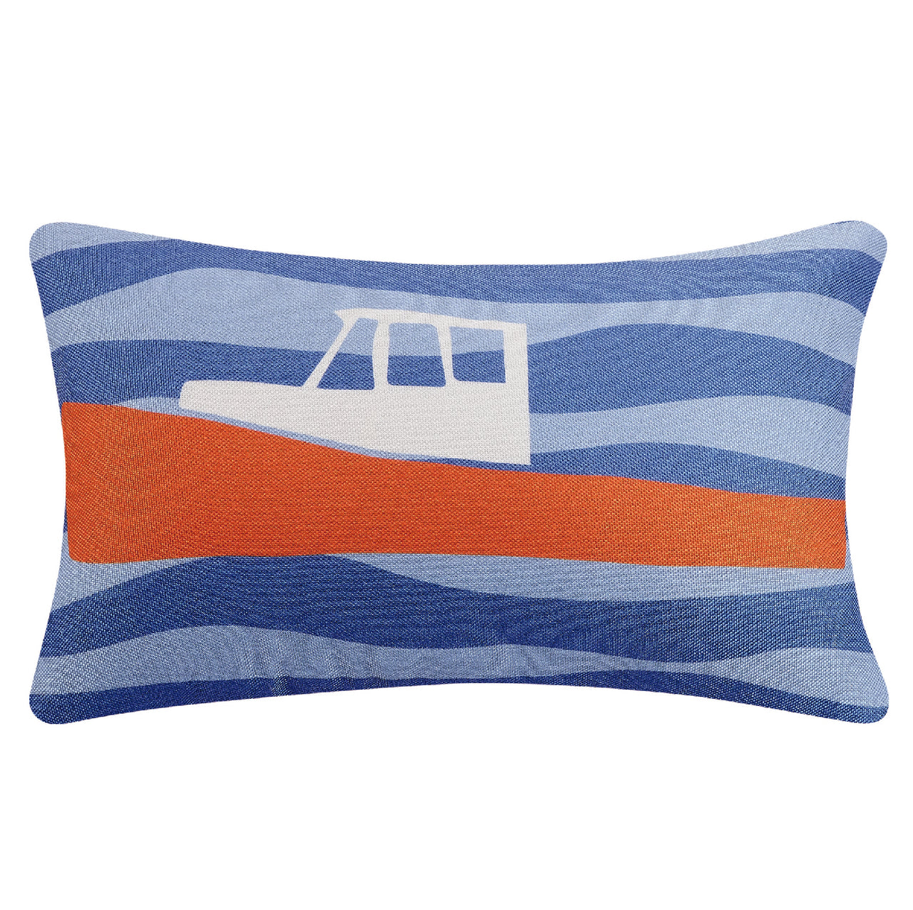 Lobster Cove Boat Printed Pillow