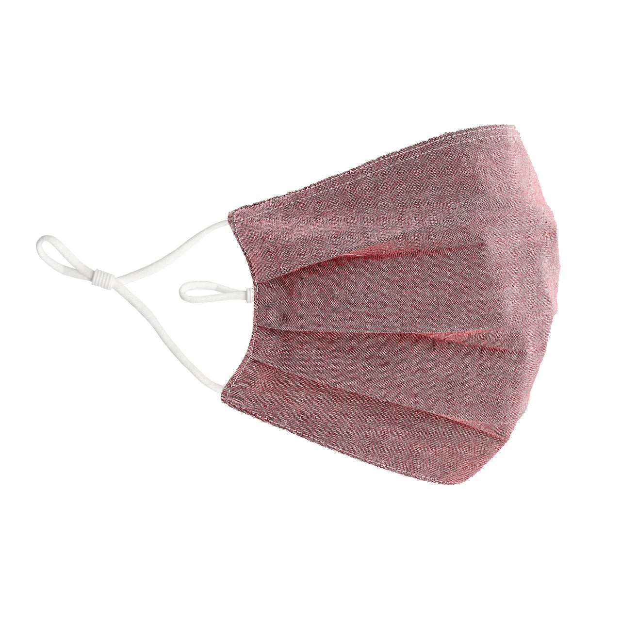 Cotton Face Mask, Solid Burgundy