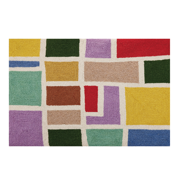 Gridlock Hook Rug