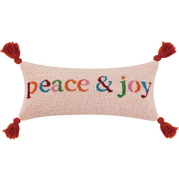 Peace & Joy Hook Pillow