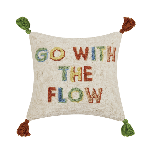 Go With The Flow Hook Pillow