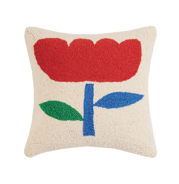 Rainbow Flower Hook Pillow